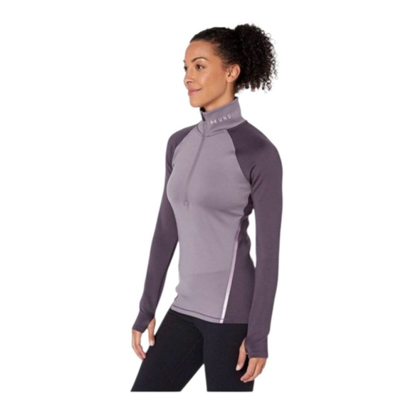 Under Armour Womens Fitted Coldgear 1/4 Zip Jacket - Picture 1 of 5
